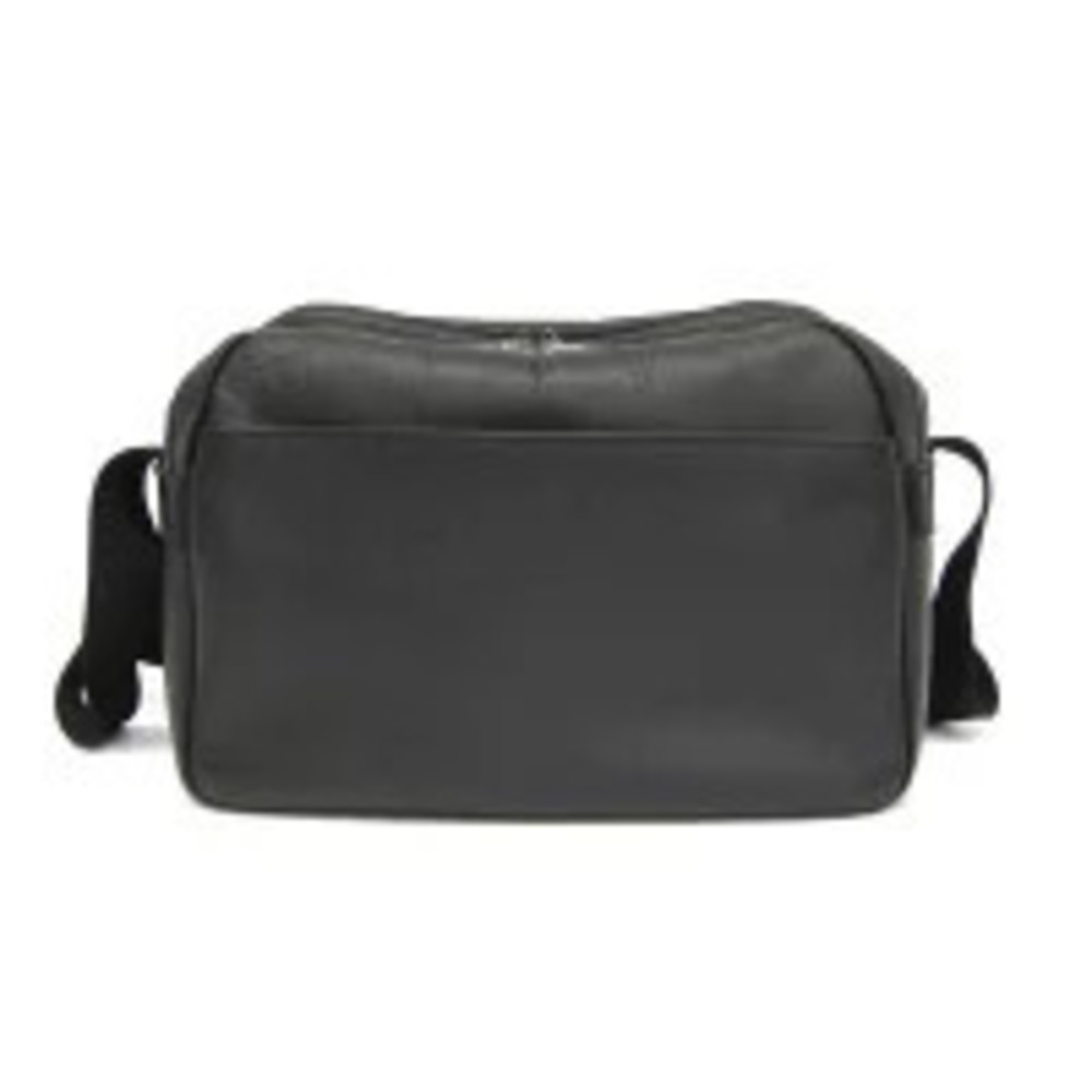 Louis Vuitton Taiga Reporter Ardoise Shoulder Bag Leather Black Gray